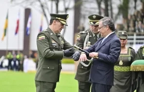 Ceremonia de posesión como director de la Policía ante el Presidente Petro, del general William Salamanca.