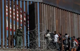 Migrantes que llegan de manera irregular a la frontera de México con EE.UU. 