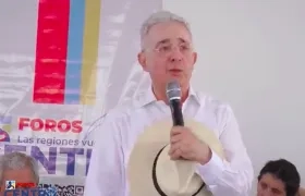 El expresidente Álvaro Uribe Vélez.