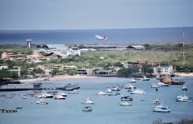 Puerto Baquerizo Moreno en la isla de San Cristóbal, en los Galápagos (Ecuador). 