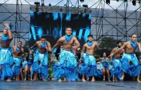 Bailarines en el Carnaval de Barranquilla.