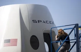 Cápsula espacial de la empresa SpaceX.