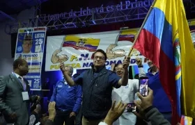 El candidato presidencial ecuatoriano Fernando Villavicencio.