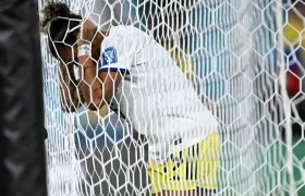 Jorelyn Carabalí no ocultó su decepción por la eliminación de Colombia del Mundial. 
