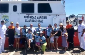 Niños, jóvenes y docentes de Yopal, Casanare, en la visita a Santa Marta