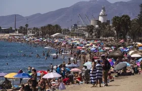 Imagen de archivo de las playas de Malagueta, España