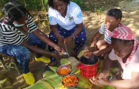 Mujeres de Haití participan en un programa de seguridad alimentaria de la FAO