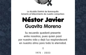 Néstor Javier Guavita. 