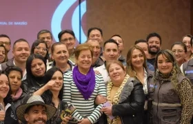 La ministra de Trabajo, Gloria Inés Ramírez, en la jornada pedagógica 'Reformas a la calle' en Pasto
