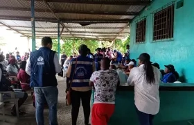 Funcionarios de la Defensoría del Pueblo en el Chocó.