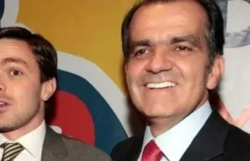 El excandidato presidencial Óscar Iván Zuluaga  y su hijo David Zuluaga Martínez