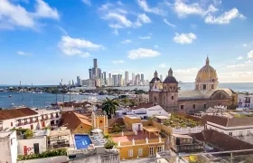 Aspecto de la ciudad de Cartagena. 