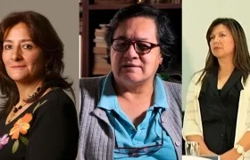 Integrantes de la terna para escoger Fiscal General de la Nación, Luz Adriana Camargo Garzón, Ángela María Buitrago Ruiz y Amelia Pérez Parra.