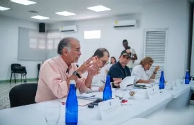 El gobernador Eduardo Verano en la reunión del Consejo de Seguridad