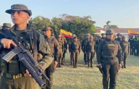 Nuevos refuerzos de la Policía para Barranquilla y su área metropolitana. 