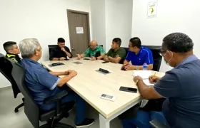 Reunión de Alcaldía de Soledad con comerciantes y gestores.