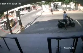 Accidente en el barrio Me Quejo. 