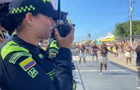 La Policía prestó seguridad en todos los eventos de Carnaval. 