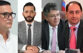 Héctor Carbonell, de CCI, Contralor Carlos Zuluaga, y los exministros Mauricio Cárdenas y José Manuel Restrepo.