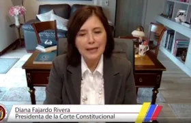 Diana Fajardo, Presidenta de la Corte Constitucional. 
