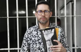 Juan Álvarez en la cárcel La Modelo de Bogotá.