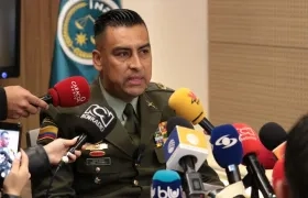 El coronel Daniel Gutiérrez, Director General del Inpec. 