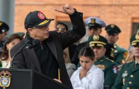 El Presidente Petro cuando anunciaba la declaratoria de Día Cívico cada 19 de abril en Colombia