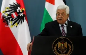 El presidente palestino, Mahmud Abás.