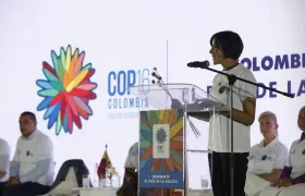 La ministra de Medio Ambiente de Colombia, Susana Muhamad.