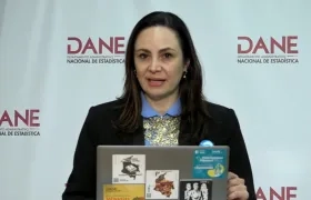La directora del Dane, Piedad Urdinola.