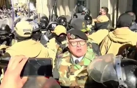 El destituido comandante militar boliviano Juan José Zuñiga