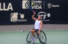 La brasileña María Fernanda Alves, campeona en la categoría open. 