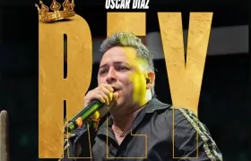 El cantante Oscar Díaz.