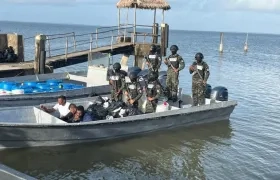 Los capturados por las autoridades en Honduras. 
