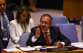 El Presidente Gustavo Petro en el Consejo de Seguridad de la ONU.