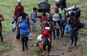 Migrantes en busca de una mejor vida.