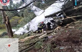 Accidente de avioneta.