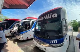 Buses de Brasilia.