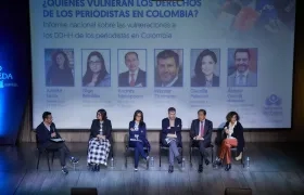 Presentación del informe sobre vulneraciones a los DDHH de los periodistas en Colombia.