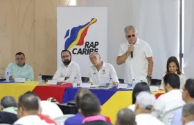 Cumbre energética sobre las  altastarifas en la Costa Caribe, celebrada en la Gobernación del Atlántico.