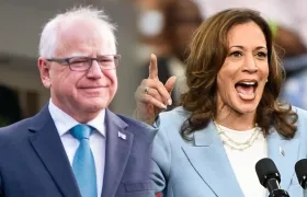 Tim Walz y Kamala Harris.