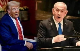 Donald Trump y Benjamin Netanyahu. 