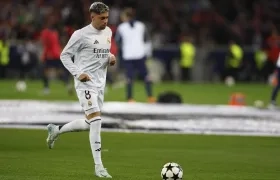 Fede Valverde, jugador del Real Madrid y de la selección uruguaya.