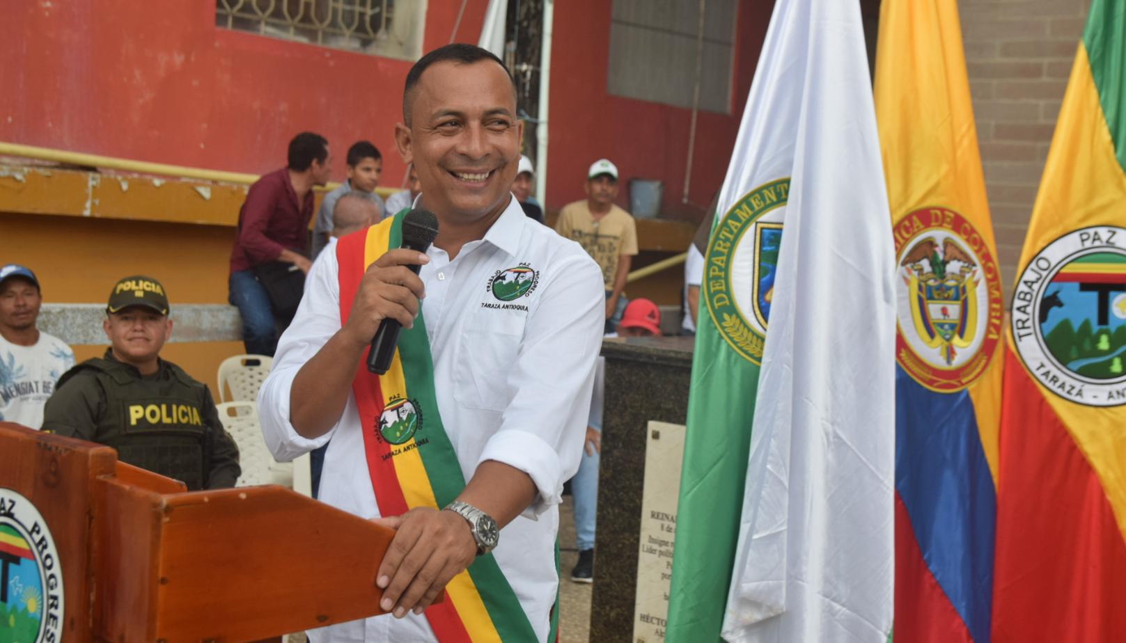 Mario Eliécer Sierra, alcalde de Tarazá, Antioquia.