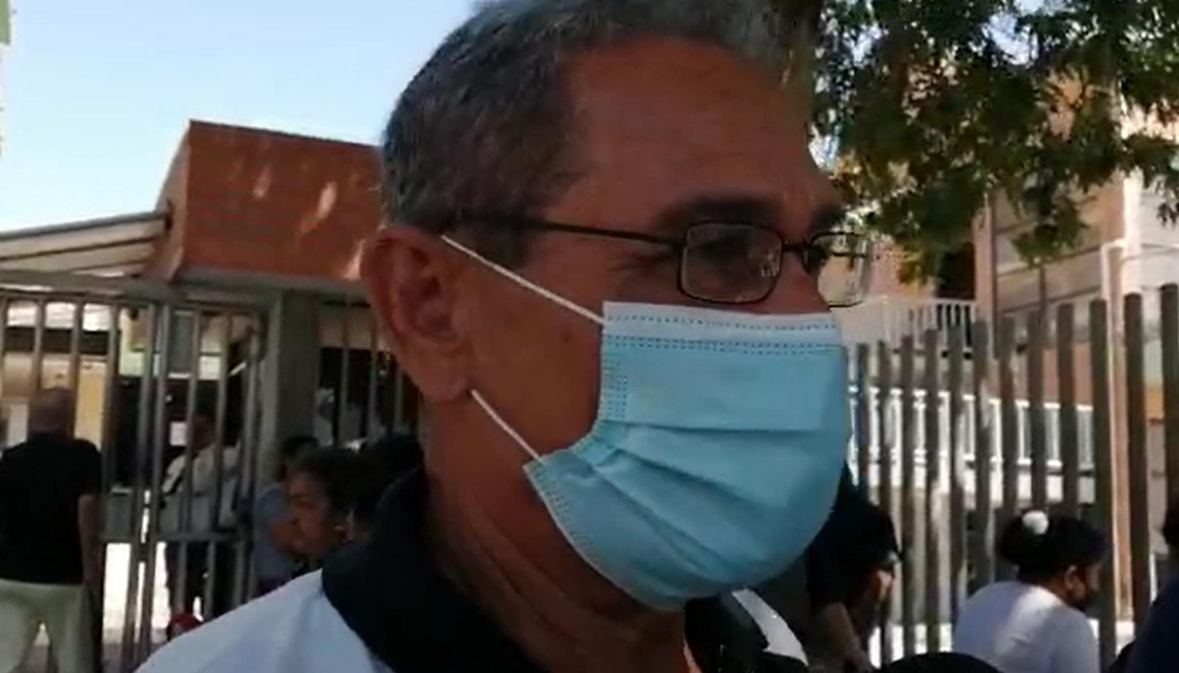 José Hidalgo, padre de uno de los asesinados en el barrio Primero de Mayo.