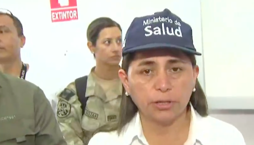 Ministra de Salud peruana, Rosa Gutiérrez.
