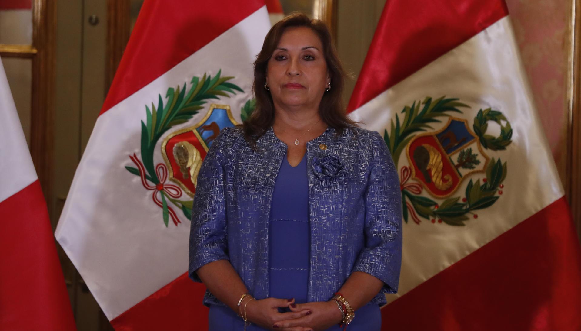 La Presidenta de Perú, Dina Boluarte, en una fotografía de archivo.
