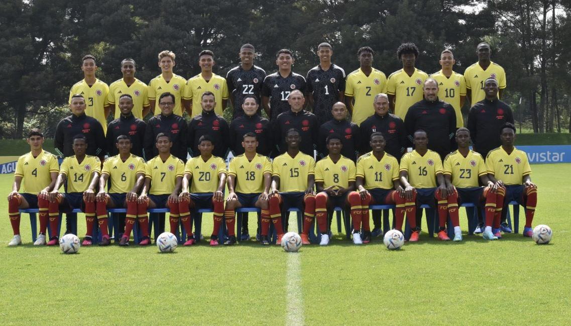 Selección Colombia Sub-17, dirigida por Juan Carlos Ramírez y Jorge Bolaño.