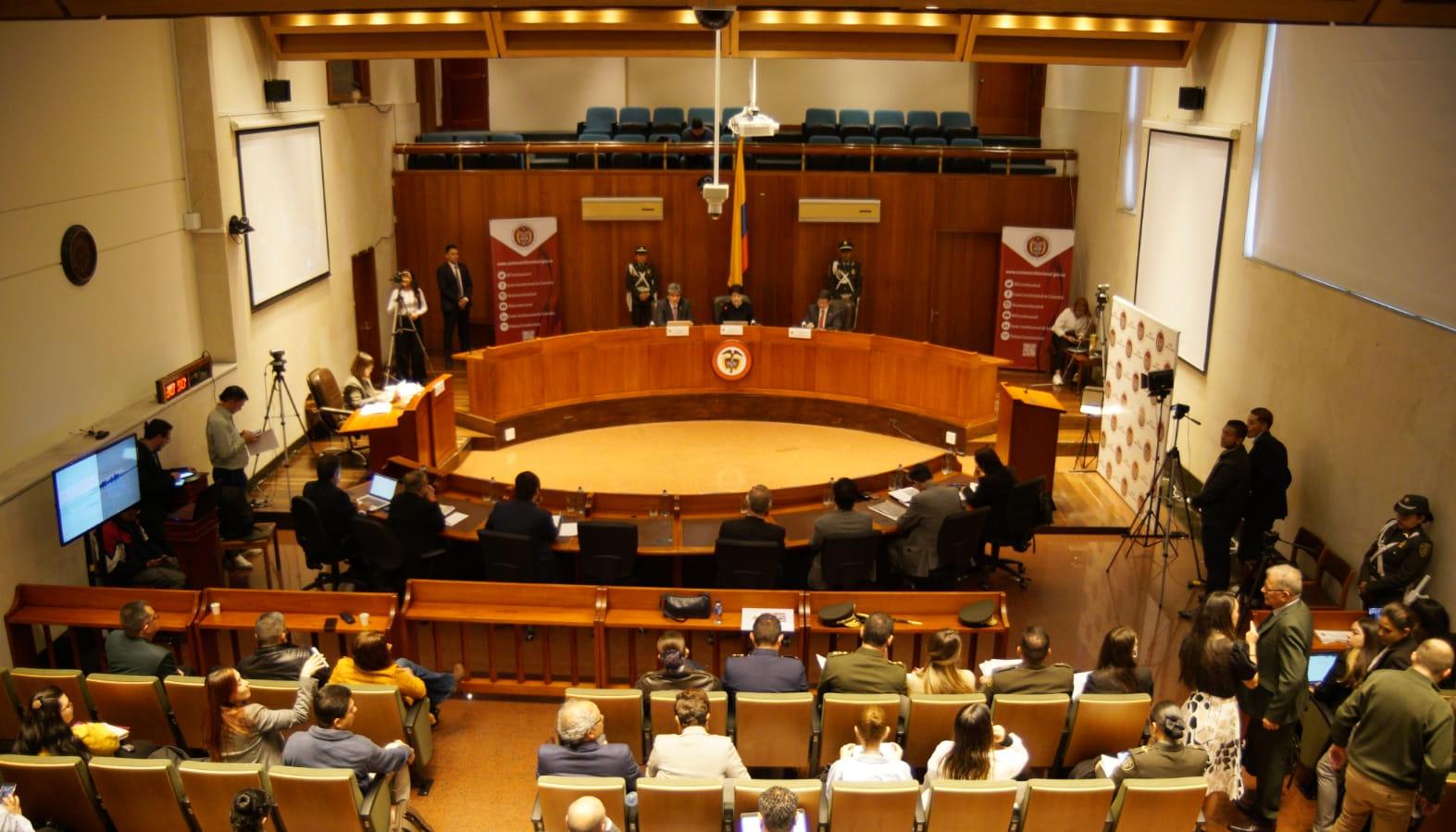 Audiencia para el seguimiento de reincorporación y seguridad para la población firmante del Acuerdo Final de Paz cumplida en la Corte Constitucional
