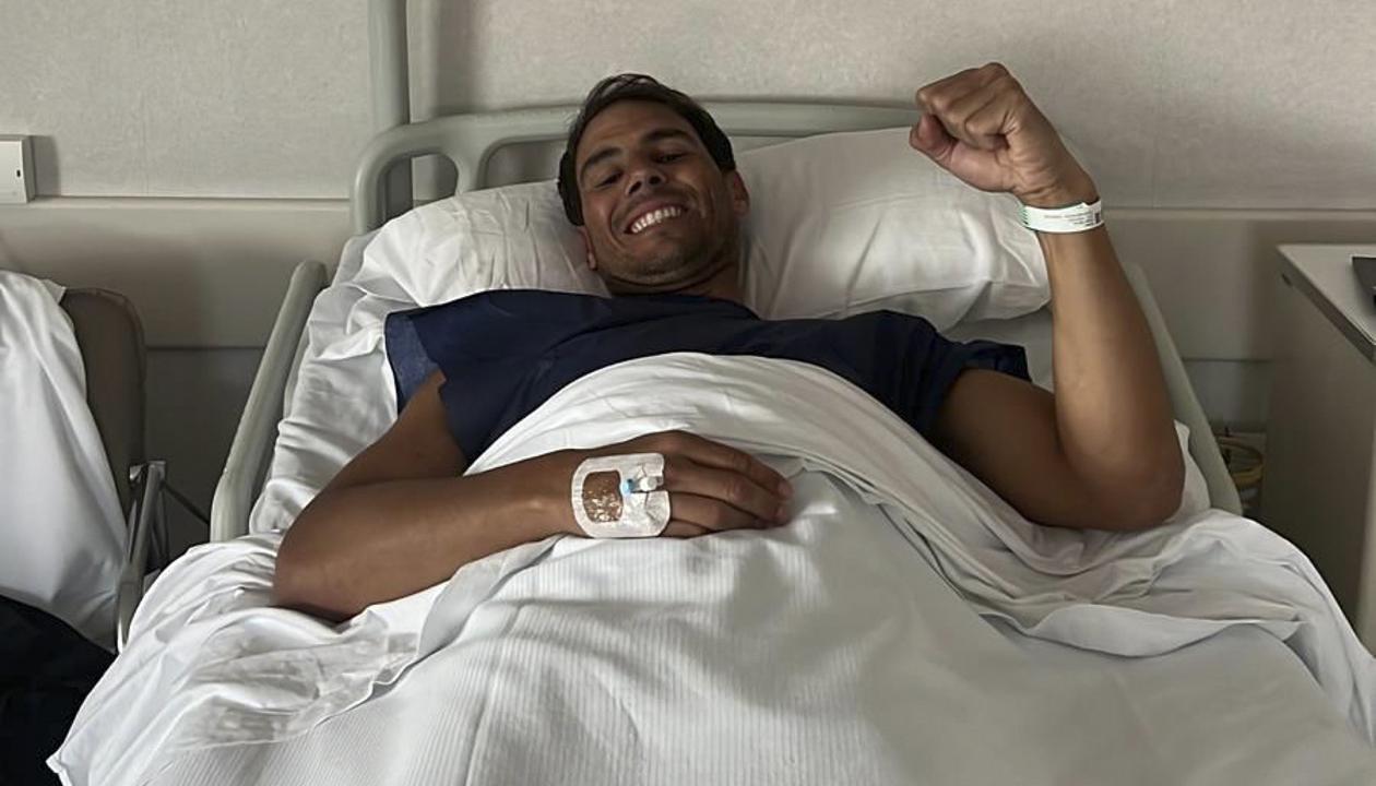 Rafael Nadal fue operado el viernes en Barcelona. 